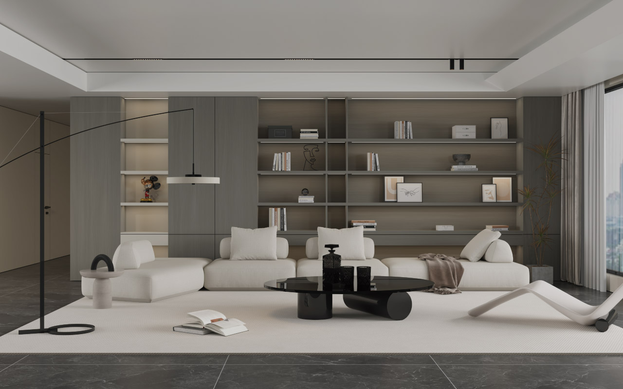 科诺胡桃生态板-板材全屋定制案例