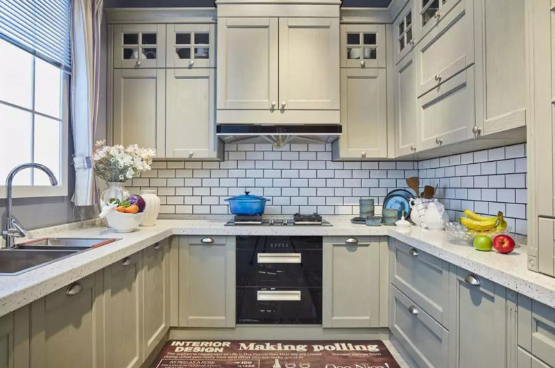 美式纯实木橱柜定制