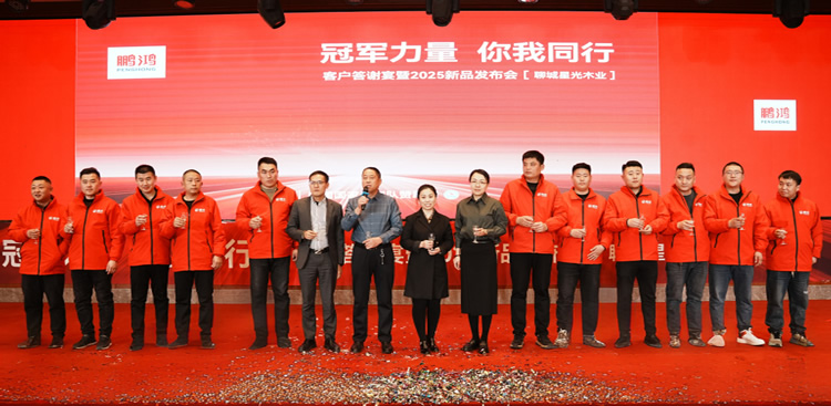 NG电子游戏板材2025新品推介会聊城站共绘鸿猷